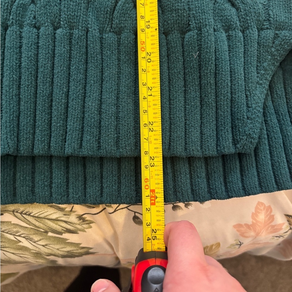 Lululemon Cable-Knit Oversized Crewneck Storm Teal - Picture 10 of 10